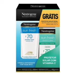 NEUTROGENA SUNFRESH F70 200ML+FACIAL - 800003696655