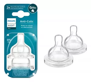 BICO MAMADEIRA AVENT ANT.COLICA 3.0 C/2 T6 - 6M+ - 800024178685