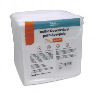 TOALHA DESCARTAVEL PARA ASSEPSIA C/100 - 800022189627