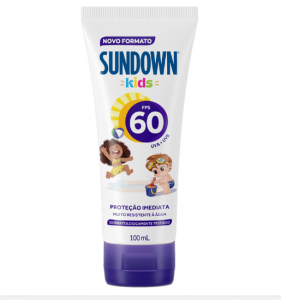 PROTETOR SOLAR SUNDOWN KIDS FPS60 100ML - 800030578389