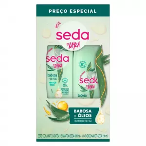 SHAMPOO SEDA+COND BABOSA 325ML KIT - 800022808599