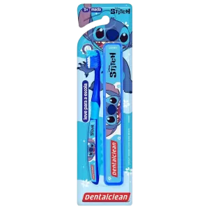 ESCOVA DENTAL INFANTIL 3+ STITCH MACIA C/ PORTA ESCOVA - 800023144838