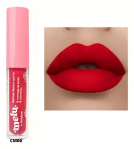 BATOM LIQUIDO MATTE MELU RUBYROSE RED VELVET RR5636 - 800022722715