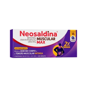 NEOSALDINA MUSCULAR MAX C/16 CPR REVESTIDO - 800023376710