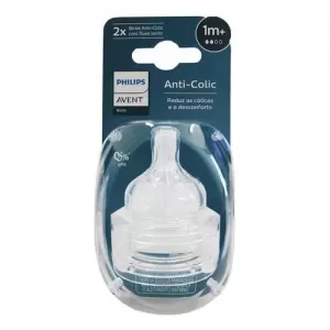 BICO MAMADEIRA AVENT ANT.COLICA 3.0 C/2 T1 - 0M+ - 800021063782