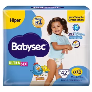 FRALDA BABYSEC ULTRA HIPER XXXG C/42 - 800024535836