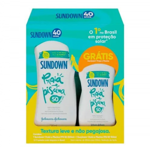 PROTETOR SOLAR SUNDOWN FPS50 200ML+FPS50 100ML KIT - 800029559145