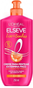 CREME DE PENTEAR ELSEVE LISO DOS SONHOS SUPER ALIN 250ML - 800023213079