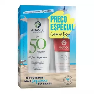 KIT ANASOL PROTETOR SOLAR FPS50 200G +120G - 800024966762