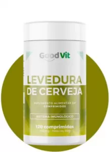 LEVEDURA DE CERVEJA C/120 CPR GOODVIT - 800020045226