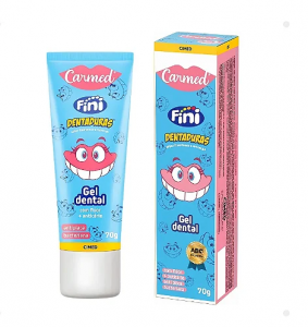 CARMED GEL DENTAL C/FLUOR 70G SABOR DENTADURA - 800022799904