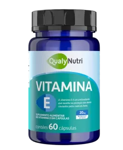 VITAMINA E 500MG C/60 CAPS QUALYNUTRI - 800024195845
