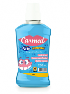 CARMED ENXAGUANTE BUCAL 250ML SABOR DENTADURA - 800022799947