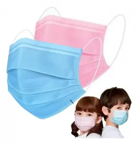 MASCARA DESCARTAVEL INFANTIL AZUL OU ROSA  C/50 - 800005318422