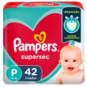 FRALDA PAMPERS SUPER SEC MEGA C/42 P - 800020080541