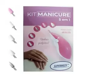 APARELHO MANICURE KIT 5 EM 1 SUPERMEDY - 800023763660