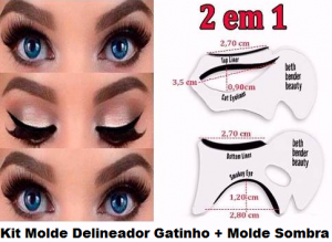 MOLDE PARA DELINEAR P MAQUIAGEM AC-07  - 800005597481