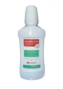 CLOREXIDINA 0,12% S/ALCOOL  INDAHEX ENXAG BUCAL 250ML MENTA - 800030111446