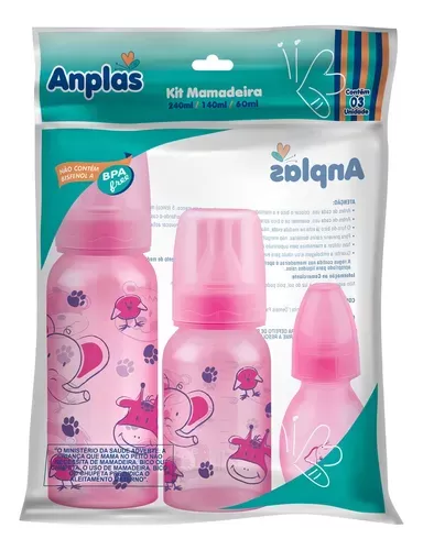 MAMADEIRA ANPLAS KIT C3 CRISTAL ROSA PVC SC 3510 - 800020981830