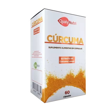 CURCUMA LONGA 500MG C/60 CAPS QUALYNUTRI - 800023232860