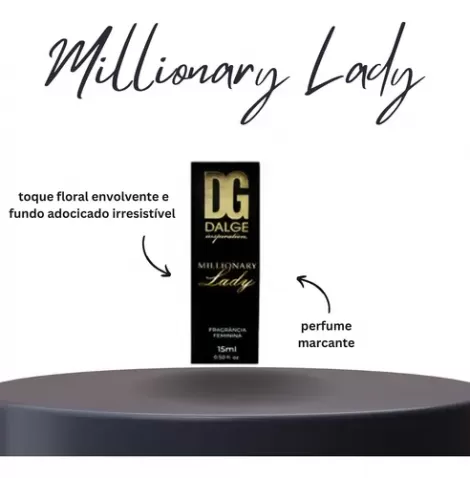 PERFUME DALGE MILLIONARY LADY 15ML - 800024151676