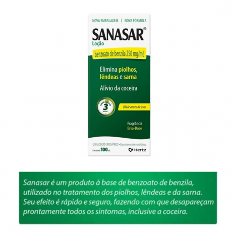 SANASAR 250MG/ML LOC 100ML - 800023627728