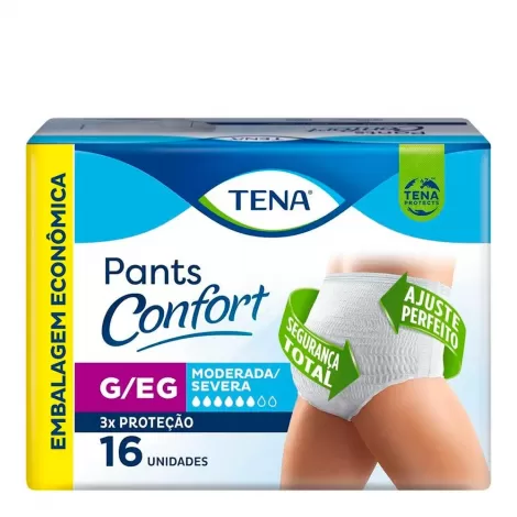 FRALDA GERIAT TENA PANTS CONFORT G/EG L16P14 - 800026421408