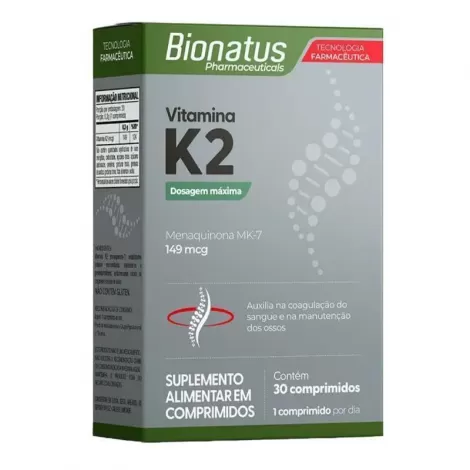 VITAMINA K2 C/30 CPR BIONATUS - 800022721993