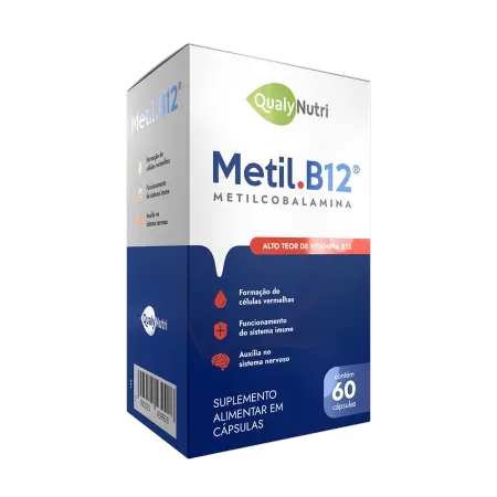 METIL B12 600MG C/60 CAPS QUALYNUTRI - 800024072939