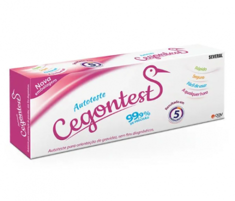 TESTE GRAVIDEZ CEGONTEST 1 UNIDADE - 800120342567