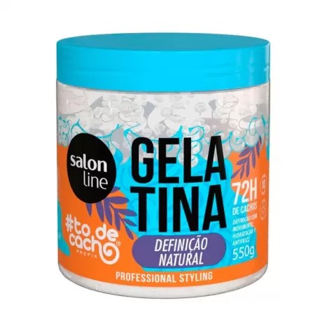 GELATINA SALON LINE #TDC 550G DEFINICAO NATURAL - 800026223016