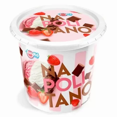 SORVETE JUNDIA COPO 150G NAPOLITANO - 800021658435