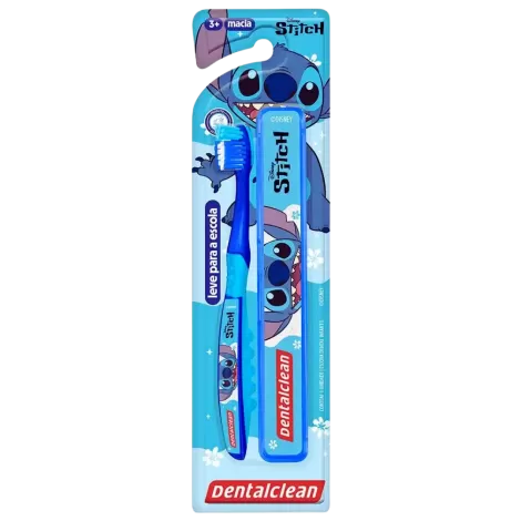 ESCOVA DENTAL INFANTIL 3+ STITCH MACIA C/ PORTA ESCOVA - 800023144838