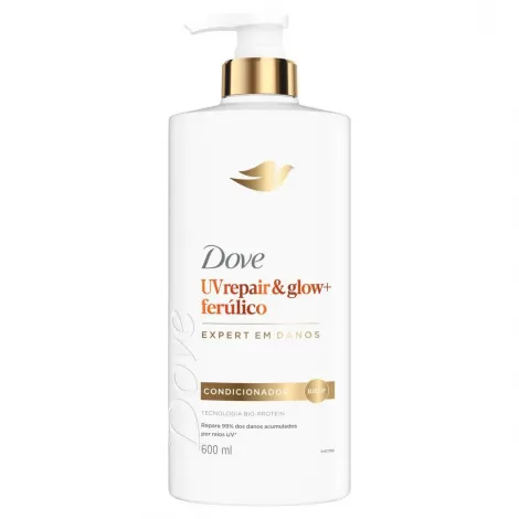 CONDICIONADOR DOVE UV REPAIR GLOW+FERULICO PUMP 600ML - 800031997561