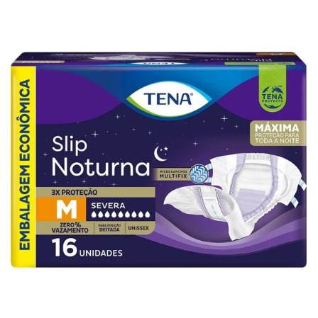 TENA FRALDA SLIP NOTURNA L16P14 M - 800028333310