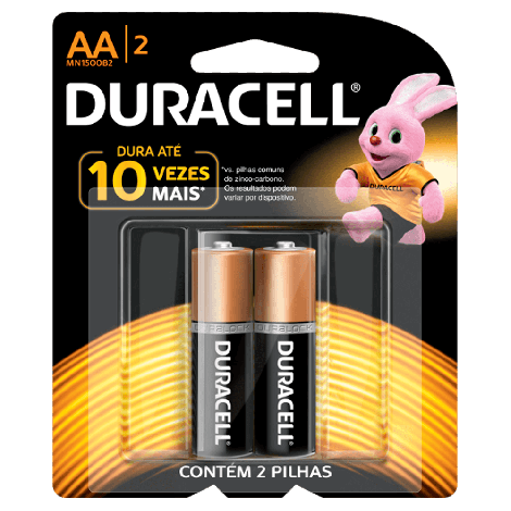 PILHA DURACELL AA PEQUENA C/2 - 800024693612