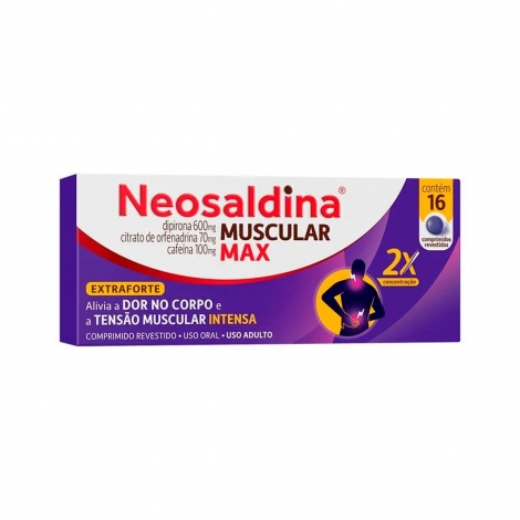 NEOSALDINA MUSCULAR MAX C/16 CPR REVESTIDO - 800023376710