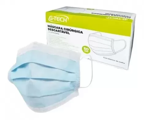 MASCARA CIRURGICA C/50UN G-TECH - 800024570878