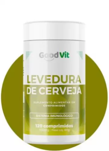 LEVEDURA DE CERVEJA C/120 CPR GOODVIT - 800020045226