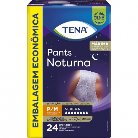 FRALDA TENA PANTS NOTURNA P/M C/24 - 800043741475