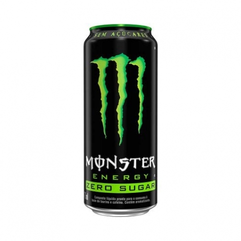 ENERGETICO MONSTER SEM AÇUCAR VERDE 473ML - 800001489036