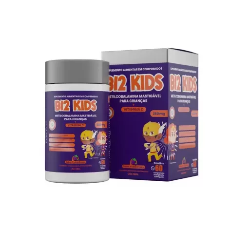 B12 KIDS+VIT C FRUTAS VERMELHAS FORTLIFE C/60 CPR MASTIG - 800023355208