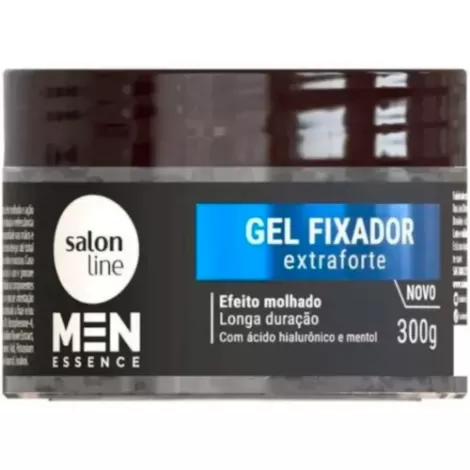 GEL FIXADOR SALON LINE MEN 300G ESSENCE EXTRAFORTE - 800021816346