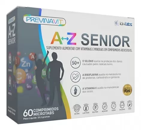 PREVINAVIT AZ SENIOR C/60 CPS IDNLABS - 800023475574