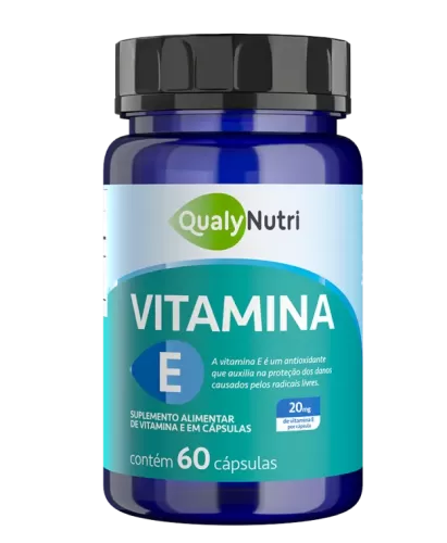 VITAMINA E 500MG C/60 CAPS QUALYNUTRI - 800024195845