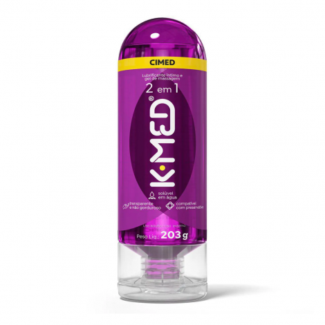 Lubrificante íntimo K-Med 2 Em 1 200ml