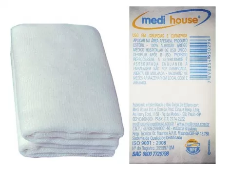 CURATIVO ALGODONADO EST. 15X30CM MEDI HOUSE (APOSITO/ZOBEC) - 800032034644