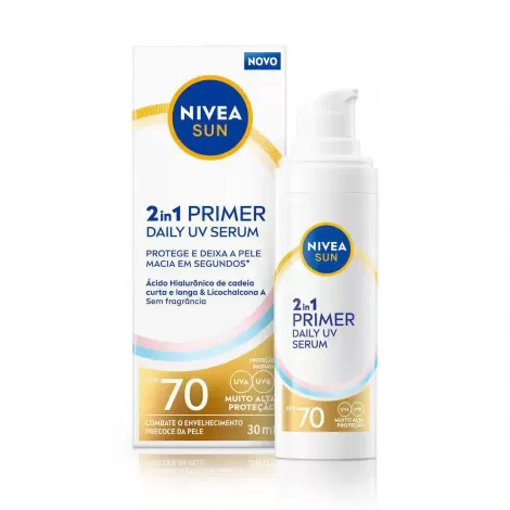 PROTETOR SOLAR NIVEA PRIMER 2EM1 FPS70 - 800024931941