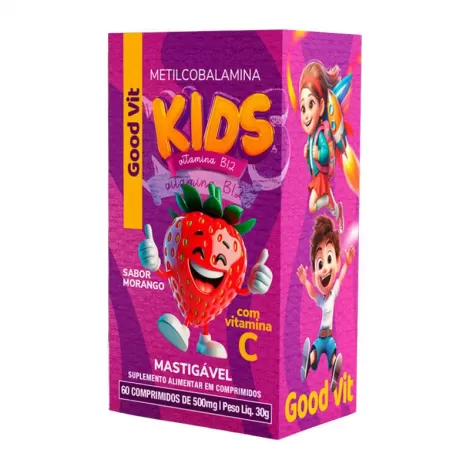 GOOD VIT KIDS VITMINA B12 METILCOBALAMINA C/60 CPS - 800023283126