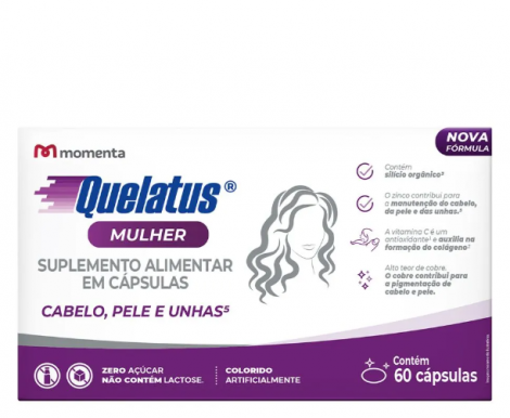 Quelatus Mulher Suplemento Alimentar C/ 60 Capsulas
